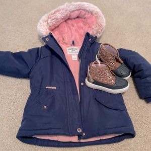 OshKosh Toddler girls winter coat.
